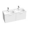 Ravak CHROME II skrinka pod dvojumývadlo 120 cm 120 x 49 x 47 cm biela X000001779