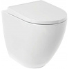 Kludi Resa D wc misa stojace bez oplachovacieho kruhu s vírivým splachovaním biela lesklá 24WCB0443