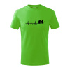 EKG hasiči - Tričko detské bavlnené - 122 cm/6 rokov ( Apple Green )