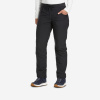 QUECHUA Dámske turistické nohavice NH100 vodoodpudivé hrejivé čierne XS-S (L30)