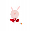 Milagro BUNNY 148 Nástenné svietidlo, detské hodiny (Milagro BUNNY 148 Nástenné svietidlo, detské hodiny)