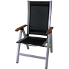 Sun Garden Kreslo ASS COMFORT strieborná/čierna