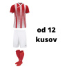 Futbalová sada Joma Tiger II pre mužstvo, od 12 kusov, ?ervená / biela počet ks v sade: 12 hráčskych setov