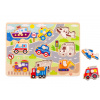 Tooky Toy Vkladacie puzzle Dopravné prostriedky