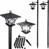 Solárne svietidlá - 2x Garden Lighthouse LED Solar Sticky 155cm (Solárne svietidlá - 2x Garden Lighthouse LED Solar Sticky 155cm)