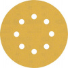 BOSCH Brúsny papier EXPERT C470 s 8 otvormi pre excentrické brúsky, 125 mm, zrnitosť 320, 5 ks