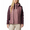 Columbia Powder Lite 2 Hybrid Hooded Jacket Dámska Bunda Farba: Fig, Moonvista, Veľkosť: S 2089411609