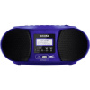 TechniSat DIGITRADIO 1990 0002/3952 CD-rádio, DAB+, FM, AUX, Bluetooth, CD, USB, s USB nabíjačkou, funkcia alarmu, modrá; 0002/3952