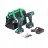 Vŕtačka/Skrutkovač 35 Nm + Rázový uťahovák 180 Nm NAC CDB-ID-ST2-20V 2 Ah + 4 Ah