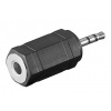Redukcia OEM jack 3,5F - jack 2,5M černá
