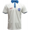 TOP TEN Polo Shirt “WAKO”, Dry Fit - white, size S Size: S, Color: White
