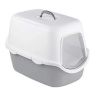 STEFANPLAST CATHY krytá mačacia toaleta sivá/biela 56x40x40cm (STEFANPLAST CATHY krytá mačacia toaleta sivá/biela 56x40x40cm)