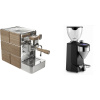 Stone Espresso Mine Premium Wood + Rocket Espresso FAUSTO 2.1, black