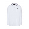 Detské tričko s dlhým rukávom Emporio Armani 8N4FB5.1JPTZ biela 128