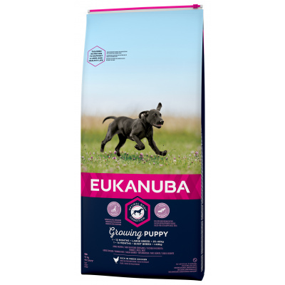 Eukanuba Dog Puppy&Junior Large 15kg krmivo pre psov