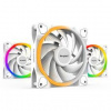 Ventilátor be quiet! Light Wings WHITE 120mm PWM high-speed Triple-Pack BL101