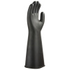 PORTWEST HEAVYWEIGHT RUBBER A802 / Chemické latexové rukavice - čierna XXL