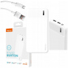 RÝCHLY POWERBANK 10000MAH SILNÉ RÝCHLE NABÍJANIE 2,1A USB C + KÁBEL RECCI