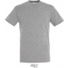 SOL´S REGENT / Pánske tričko s okrúhlym výstrihom - grey melange 5XL