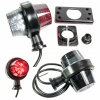 Obrysové svetlo dymová malá Tuningové zrkadlo TIR OLD SCHOOL LED GRAPHITE