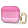 AppleMix Puzdro AHASTYLE pre Apple AirPods 3 - farebný prechod - silikónové - ružové