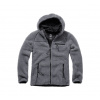 Brandit flísová bunda s kapucňou Teddyfleece Worker, anthracite - L