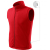 Rimeck Next Unisex fleece vesta 518 červená 07 (brand label) XL