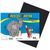 Farebný papier A4 Stepa 50 listov 180 g/m2 - čierny