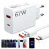 NABÍJAČKA XIAOMI RÝCHLA NABÍJAČKA SIEŤOVÁ 67W BIELA TYPE-C 6A 1M
