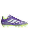 adidas F50 Club Childrens Firm Ground Football Boots Purple/White C13 (31.5)