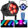 BeamZ sada 2 BWA65 vonkajších LED reflektorov - IP65 - 5x 8W RGBW LED - S diaľkovým ovládaním
