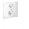 HansGrohe Ecostat Square - Termostatická batéria pod omietku na 2 spotrebiče, matná biela 15714700