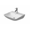 Duravit ME by Starck Umývadlo, 55x44 cm, s prepadom, s otvorom na batériu, WonderGliss, biela 23355500001