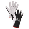 Kombinované rukavice CXS Technik Plus, čierne/biele, veľ. 10