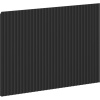 Mexen Rivel predné ryhované pre skrinku do kúpeľne 70 x 43,5 cm, čierny mat - 91A20-0700-470-1-71