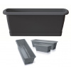 PROSPERPLAST Kvetináč truhlík 39,7cm RESPANA EASYCARE ISE400S-S433 antracit plastový