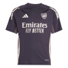 adidas Arsenal Training Shirt 2024 2025 Juniors Aurora Black 13 Years