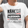Tričko s potlačou SVOKOR HRDINA Pánsky Biela S