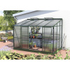 Skleník k stene Vitavia Ida 6500 polykarbonát 6 mm 201x324 cm zelený