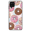 Lesklé pouzdro iSaprio pro Samsung Galaxy A12 - Donuts 11 (Lesklé pouzdro, kryt, obal iSaprio Exclusive na mobil Samsung Galaxy A12 s motivem Donuts 11 - elegantní skleněný vzhled, skvělá ochrana mobi