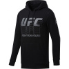 Reebok UFC FG PULLOVER čierna,sivá Pánska mikina S