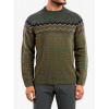 Sveter Fjallraven Ovik Knit Sweater - laurel green/deep forest
