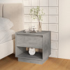 vidaXL Nočný stolík betónovosivý 45x34x44 cm drevotrieska 809520