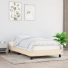 vidaXL Posteľný rám krémový 90x200 cm látka 346693