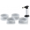 Kela Creme Brullée set MANOU 4ks miska + 1ks flambovací hořák KL-10948