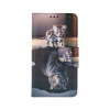 Puzdro TopQ iPhone 13 mini flipové Tiger 66427
