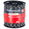 Vodiace lano 400m,6mm PlatinumLine,čierno/biele
