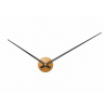 Nástěnné hodiny Karlsson LBT Sharp 90 cm | hnědé