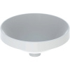 GEBERIT VariForm okrúhle zápustné umývadlo bez otvoru, bez prepadu, priemer 400 mm, biela, 500.702.01.2