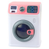 Leantoys LEAN Toys 24426 Detská práčka s Červenáujúcim bubnom a zvukmi, biela a ružová